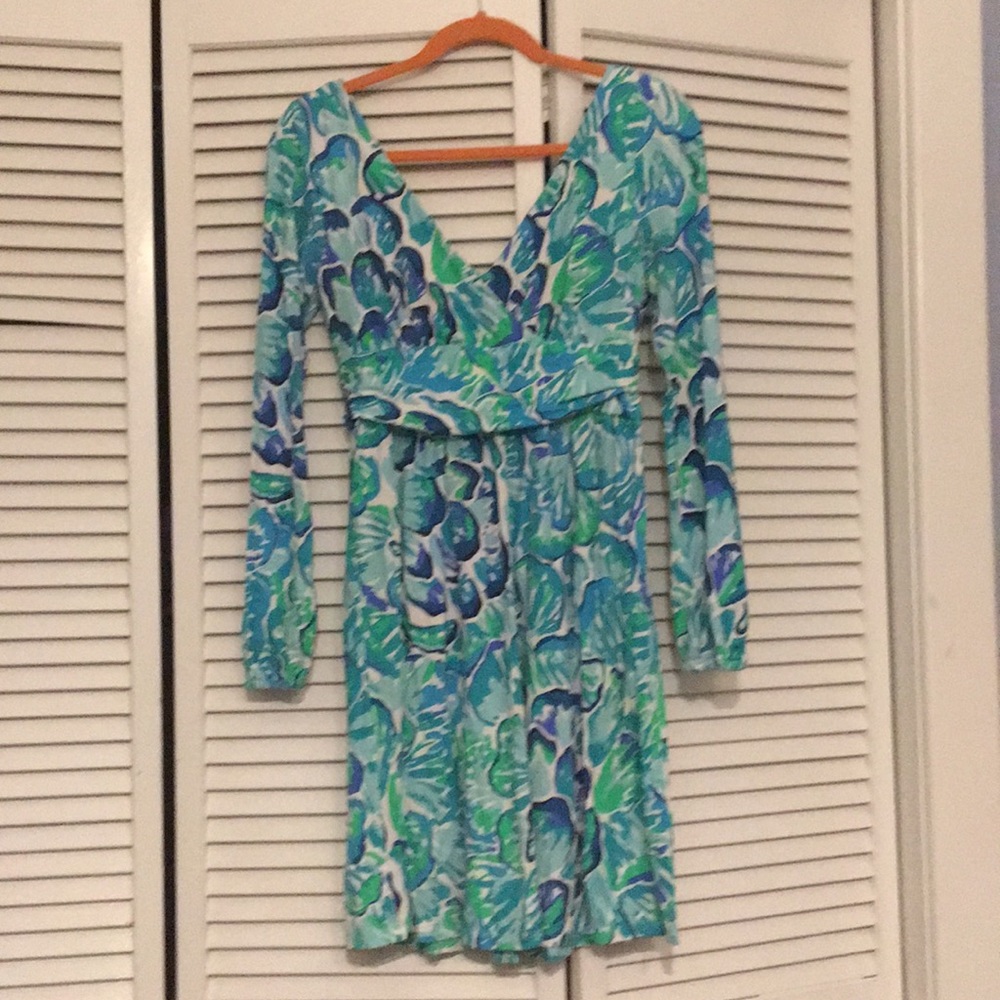Lilly Pulitzer long sleeve sloane midi dress!